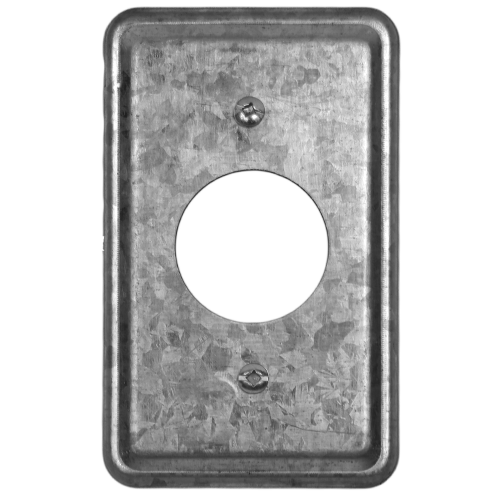 4''x 2 1/2'' Box Cover Plate Metal, with 1-13/32 Hole